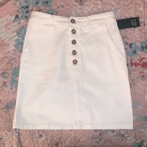 White Cotton Skirt